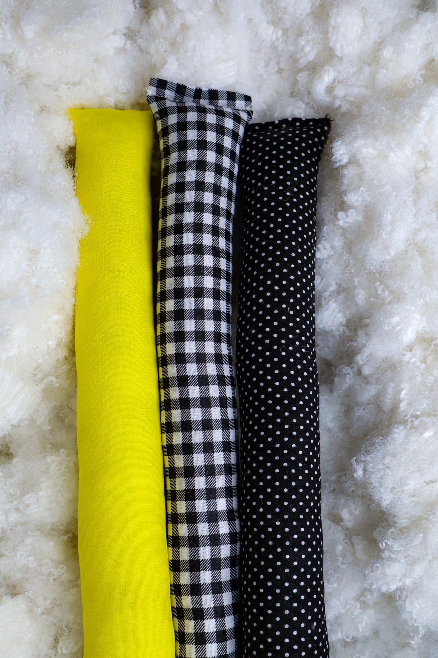 Polka & Plaid 🖤💛Kitty Kick Stick Trio